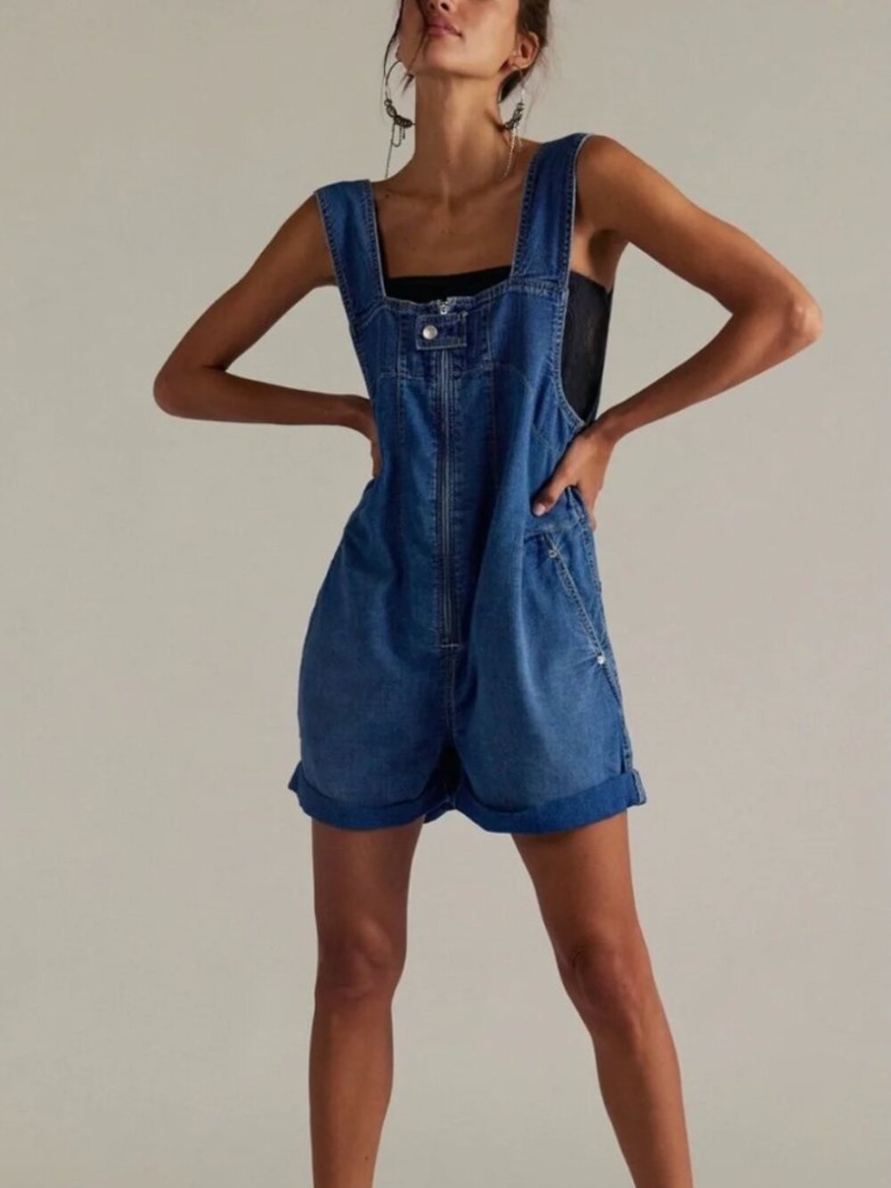 We The Free Denim Jude Shortalls Overalls